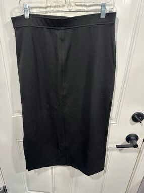 Talbots Black Knit Pencil Skirt - Classic Office Staple